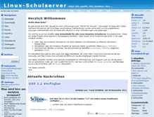 Tablet Screenshot of linux-schulserver.de